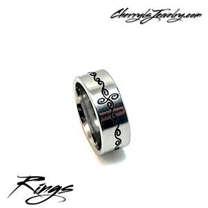 Jewelry - Stainless Steel Band RIng Sz 7.5 Jewelry - Stainless Steel Band RIng Sz 7.5